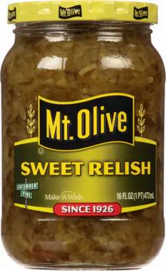 Mt. Olive Sweet Relish, 16 fl oz jar
