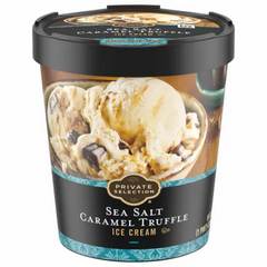 Private Selection Sea Salt Caramel Truffle Ice Cream Pint