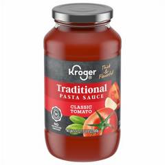 Kroger Classic Tomato Traditional Pasta Sauce