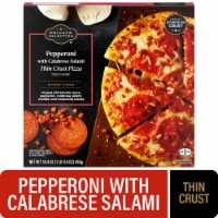 Private Selection Stone Fired Thin Crust Pepperoni with Calabrese Salami Frozen Pizza