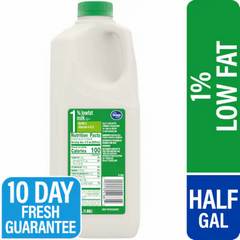 Kroger 1% Lowfat Milk Half Gallon