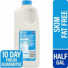 Kroger Skim Milk Half Gallon