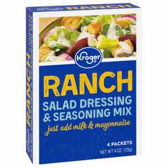 Kroger Ranch Salad Dressing & Seasoning Mix Packet