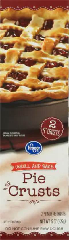 Kroger Unroll and Bake Pie Crusts