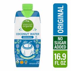 Simple Truth Organic Original No Sugar Added Coconut Water Carton