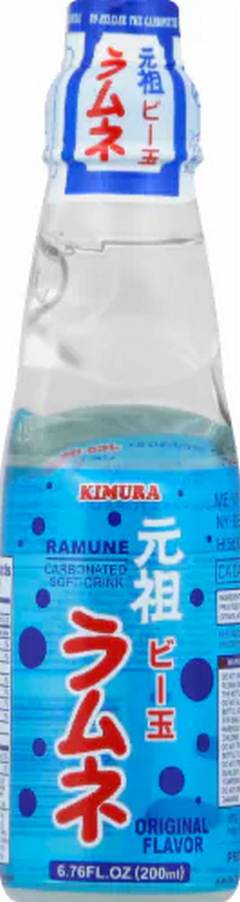 Kimura Ramune Original Flavor Carbonated Soft Drink