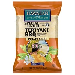 Hawaiian Potato Chips Kettle Style Hulapeno - 7.5 Oz