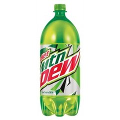 Diet Mountain Dew Soda Bottle