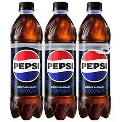 Pepsi Cola Zero Sugar Soda Bottles