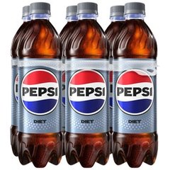 Diet Pepsi Cola Soda Bottles