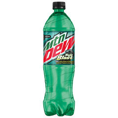 Mountain Dew Baja Blast Soda Tropical Lime 1.25 Liter