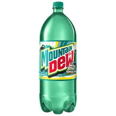 Mountain Dew Baja Blast Soda Bottle