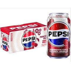 Pepsi Cherry Vanilla Prebiotic Cola - 8 pk