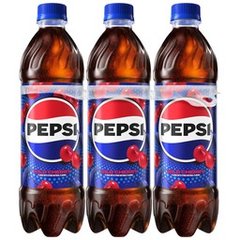 Pepsi Cola Wild Cherry Soda Bottles