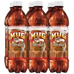 Mug Root Beer Soda Caffeine Free - 6 pk
