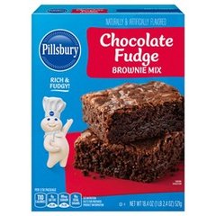 Pillsbury Chocolate Fudge 13 x9 Family Size Brownie Mix 18.4 Ounces