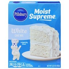 Pillsbury Moist Supreme White Cake Mix 15.25 Ounces