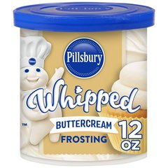 Pillsbury Whipped Buttercream Frosting, 12 Oz Tub