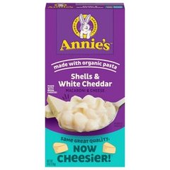 Annie's Shells and White Cheddar, Made with Organic Pasta and Real Cheese, 6 oz