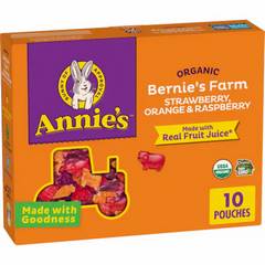 Annie's Fruit Flavored Snacks Bernie's Farm Organic - 10 ct