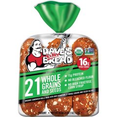 Dave's Killer Bread Organic 21 Whole Grains & Seeds Sandwich Rolls - 6 ct