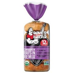 Dave's Killer Bread Cinnamon Raisin Remix Bagels Organic Bagels