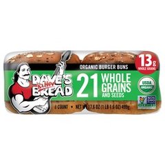 Dave's Killer Bread Organic 21 Whole Grains & Seeds Hamburger Buns - 8 ct