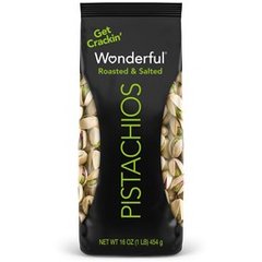 Wonderful Roasted Salted Pistachios 16 Ounces