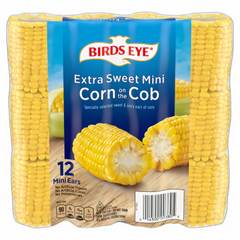 Birds Eye Sweet Mini Corn on the Cob 12 Count