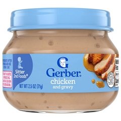 Gerber Sitter 2nd Foods Chicken And Gravy 2.5 Oz