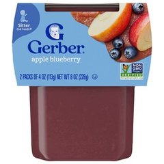 Gerber 2nd Foods Apple Blueberry Baby Food 2 Pack