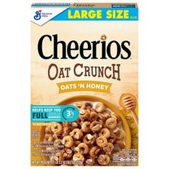 General Mills Cheerios Oat Crunch Oats 'N Honey Large Size Cereal