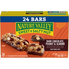 Nature Valley Dark Chocolate Peanut Almond Sweet and Salty Nut Bars