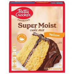 Betty Crocker Cake Mix, Yellow 13.25 Oz