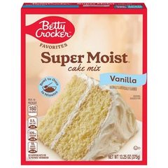 Betty Crocker Favorites Super Moist Vanilla Cake Mix, 13.25 oz