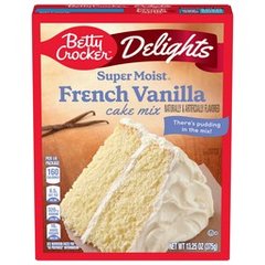 Betty Crocker Delights Super Moist French Vanilla Cake Mix 13.25 ounces
