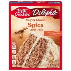 Betty Crocker Delights Super Moist Spice Cake Mix