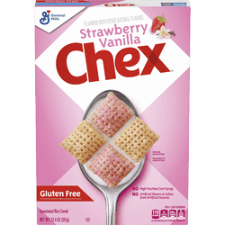 Chex Gluten Free Strawberry Vanilla Sweetened Rice Cereal