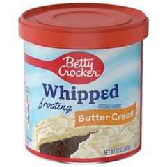 Betty Crocker Whipped Butter Cream Frosting 12 Ounces