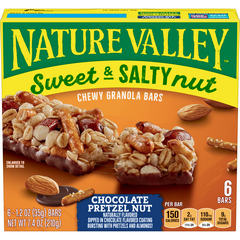 Nature Valley Sweet & Salty Chewy Chocolate Pretzel Granola Bars - 6 ct