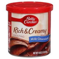 Betty Crocker Rich & Creamy Milk Chocolate Frosting 16 Ounces