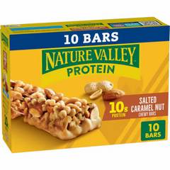 Nature Valley Protein Granola Bars, Salted Caramel Nut, Snack Bars, 10 ct, 14.2 OZ