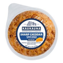 Kaukauna Sharp Cheddar Spreadable Cheese Ball - 6 Oz