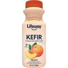 Lifeway Peach Probiotic Low Fat Kefir Drink