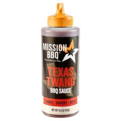 Mission BBQ Texas Twang BBQ Sauce 14.5 Ounces