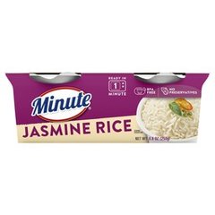 Minute Ready-to-Eat Jasmine Rice, Microwaveable Rice Cups,, 2 Count