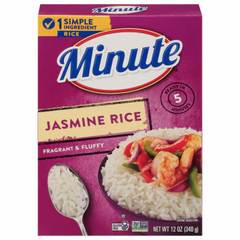 Minute Fragrant & Fluffy Jasmine Rice 12 Ounces