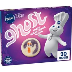 Pillsbury Shape Halloween Ghost Ready to Bake Sugar Cookie Dough
