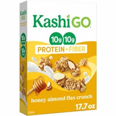 Kashi Go Honey Almond Flax Crunch Cereal 17.7 Ounce
