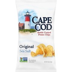 Cape Cod Kettle Cooked Original Sea Salt Potato Chips 8 Ounces